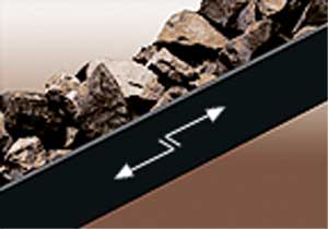 conveyor belts with polyester/nylon fabric reinforcement